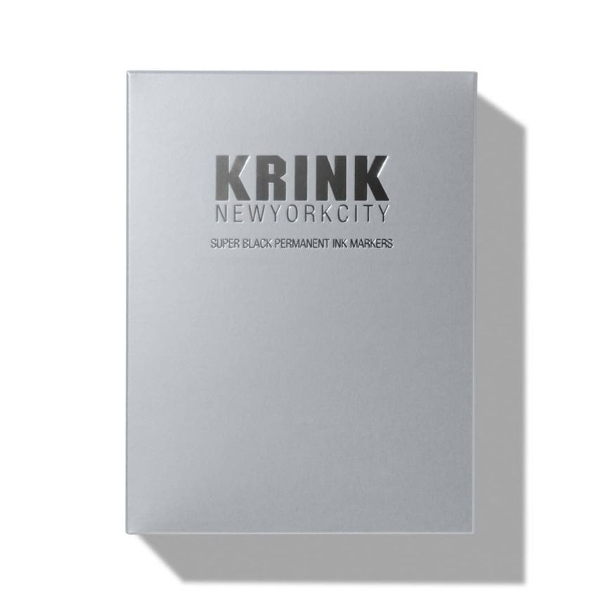 Krink Permanent Alcohol Ink Marker Box Set of 4 Super Black