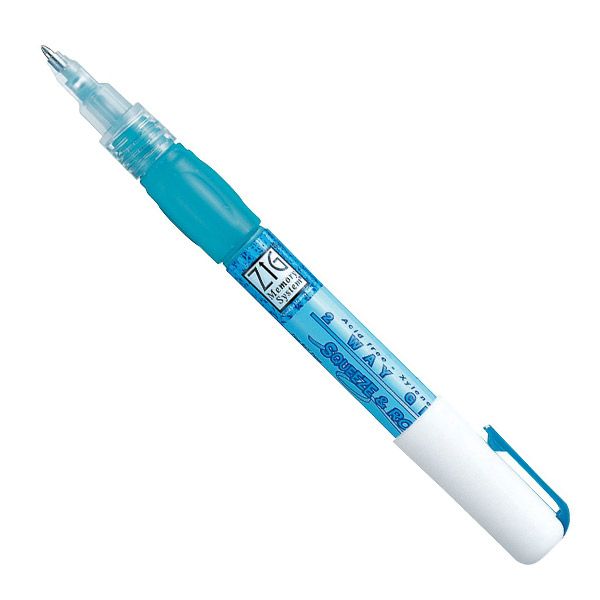 Zig Kuretake 2 Way Glue Stick Pen, Board Tip,15mm Tip, AP-Certified, Made  in Japan