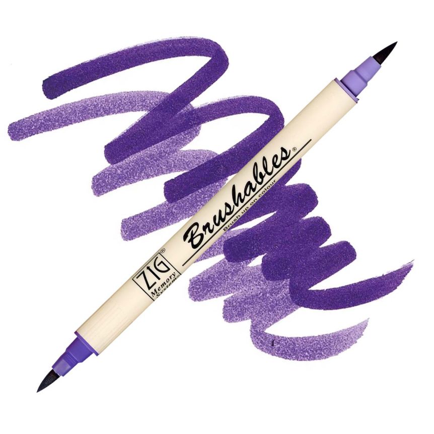Kuretake Zig Brushable Marker Pure Violet