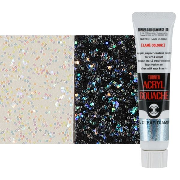 Turner Artist Acryl Gouache - Lame Clear Diamond, 20ml