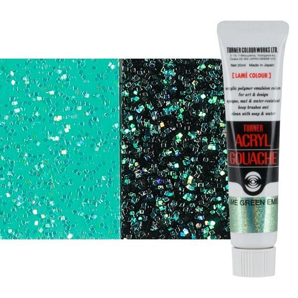 Turner Artist Acryl Gouache - Lame Green Emerald, 20ml