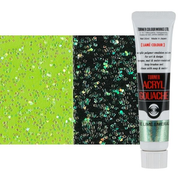 Turner Artist Acryl Gouache - Lame Lime Emerald, 20ml