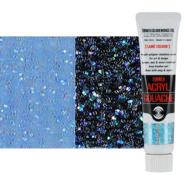 Turner Acryl Gouache Artist Acrylics - Lame Marine Sapphire, 20ml