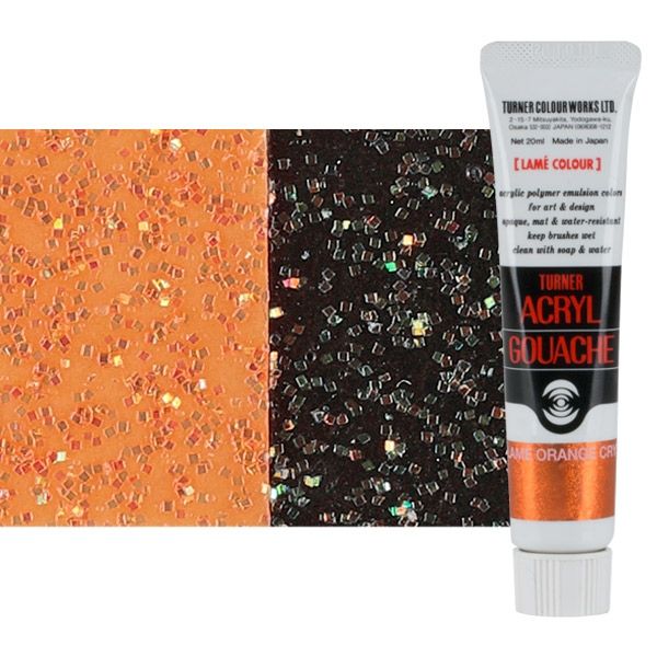 Turner Artist Acryl Gouache - Lame Orange Crystal, 20ml