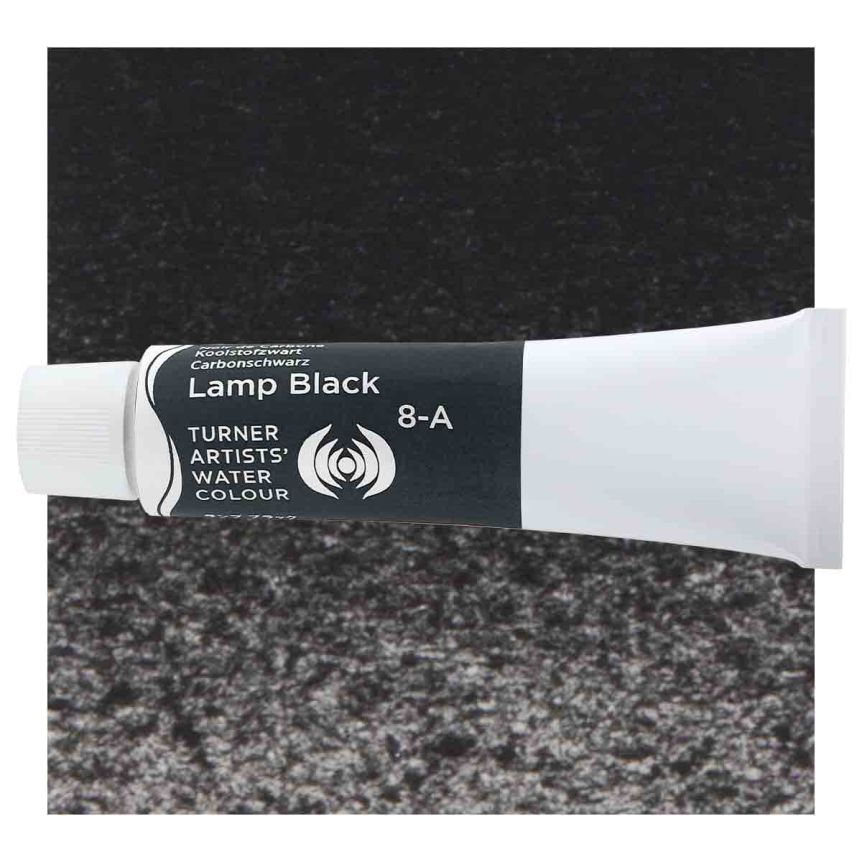 Turner Professional Watercolor - Lamp Black, 15ml Tube