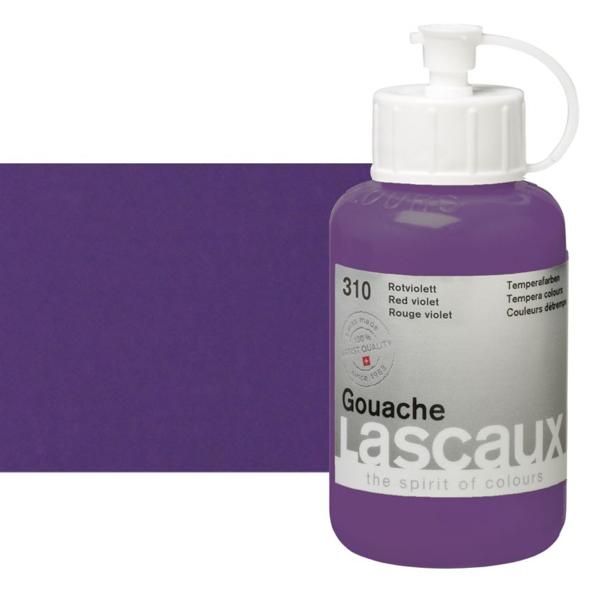 Lascaux Acrylic Gouache Paint Red Violet 85 ml Bottle