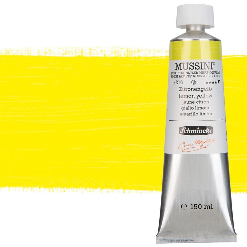 Schmincke Mussini Oil Color 150 ml Lemon Yellow
