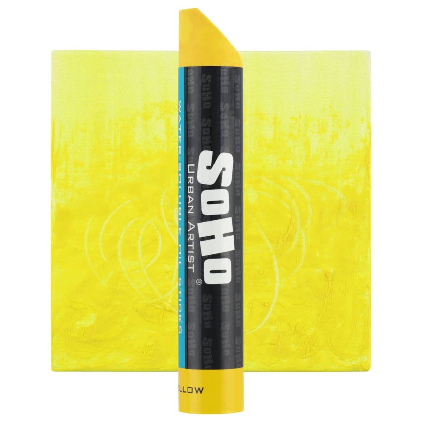 SoHo Water-soluble Oil Stick - Lemon Yellow, 37ml