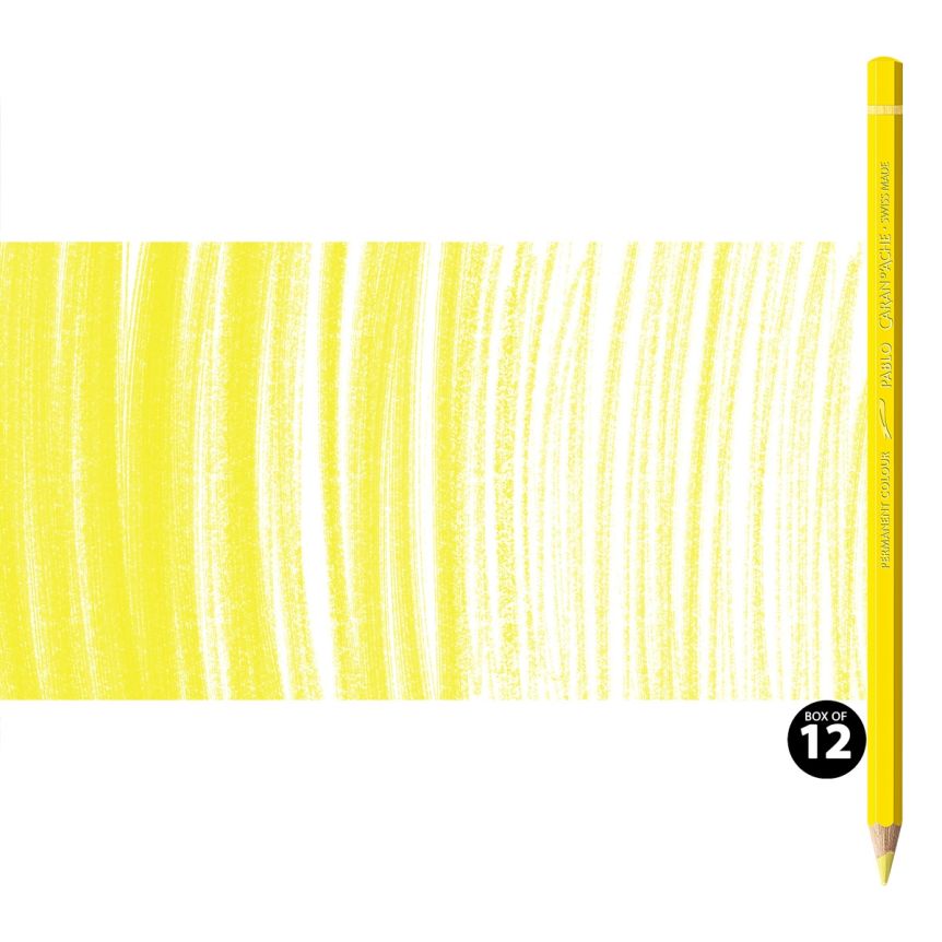  Caran d'Ache Pablo Colored Pencil, Lemon Yellow (666.240) :  Artists Pencils : Arts, Crafts & Sewing