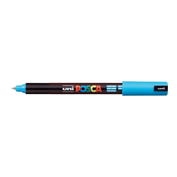 Posca Acrylic Paint Marker 0.7 mm Ultra-Fine Tip Light Blue