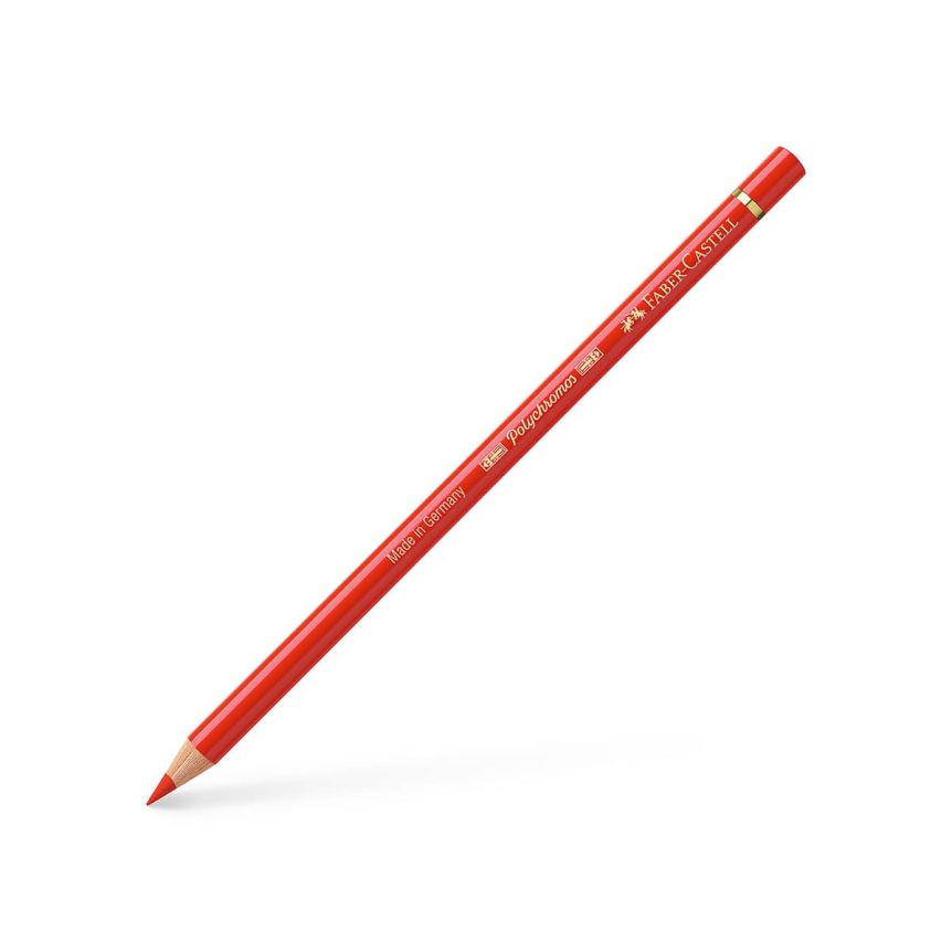 Faber-Castell Polychromos Pencil, No. 117 - Light Cadmium Red