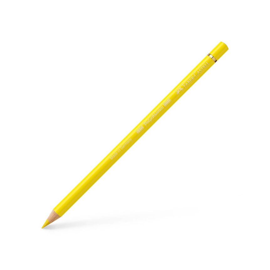Faber-Castell Polychromos Pencil, No. 106 - Light Chrome Yellow