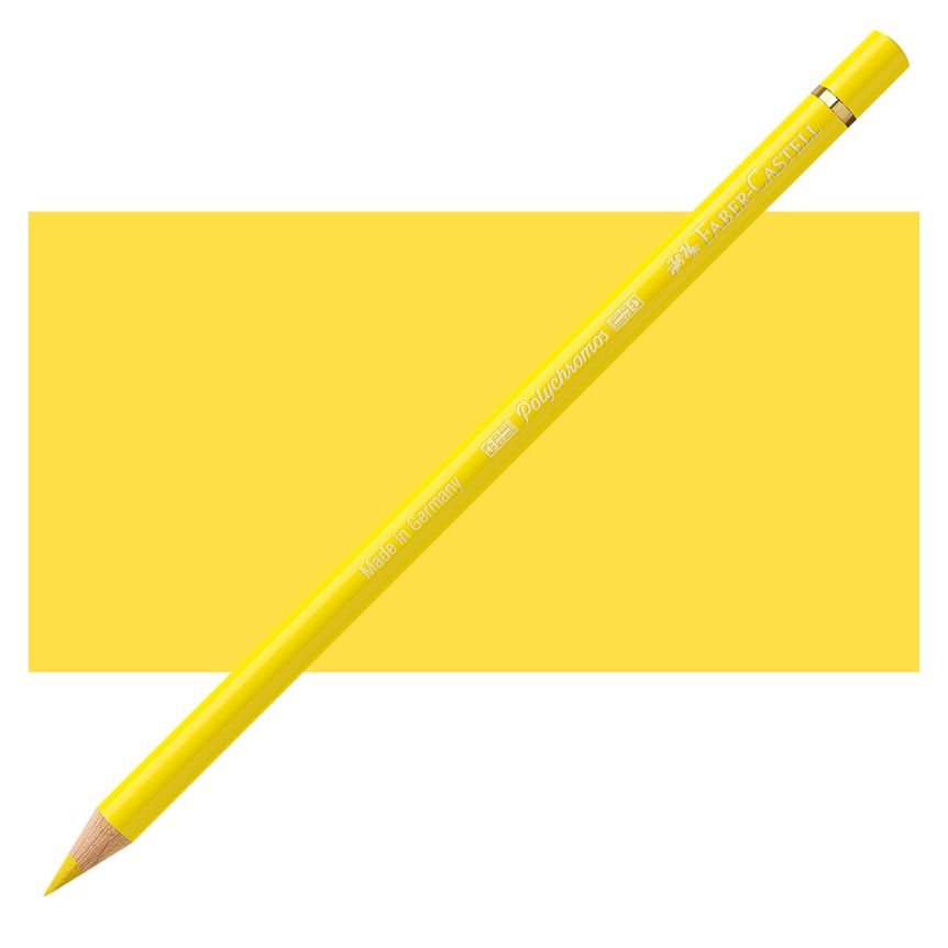 Faber-Castell Polychromos Pencil, No. 106 - Light Chrome Yellow