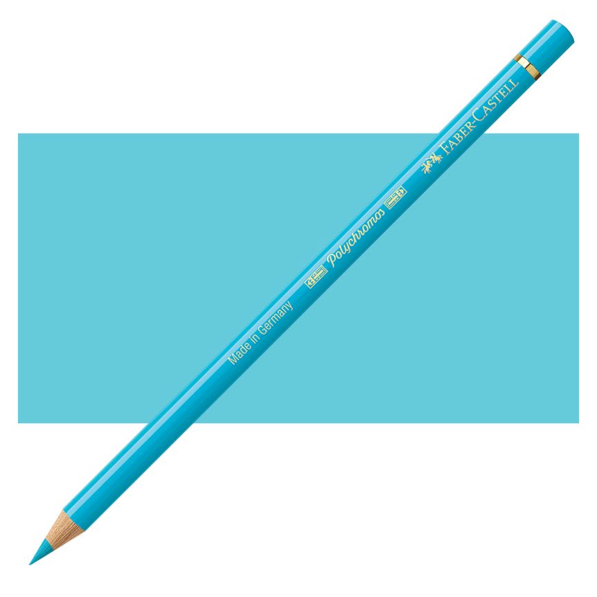 Faber-Castell Polychromos Pencil, No. 154 - Light Cobalt Turquoise