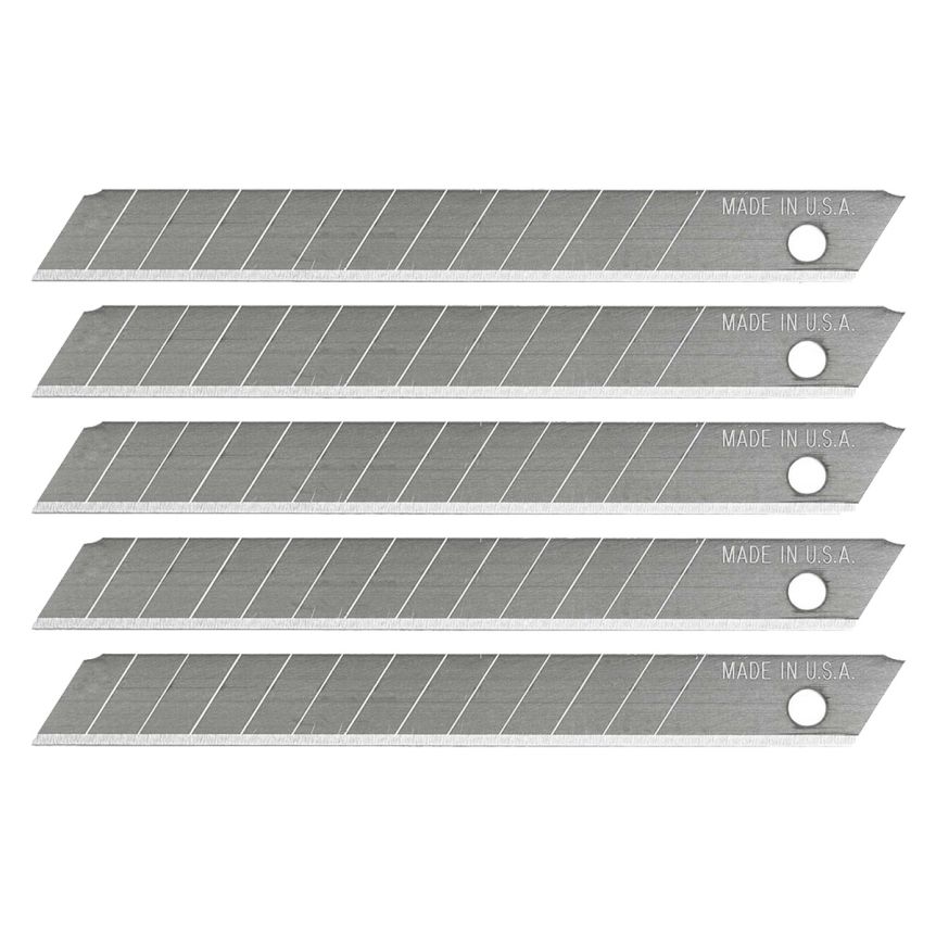Excel Light Duty 9mm 13-Point Snap Blades Pack of 5