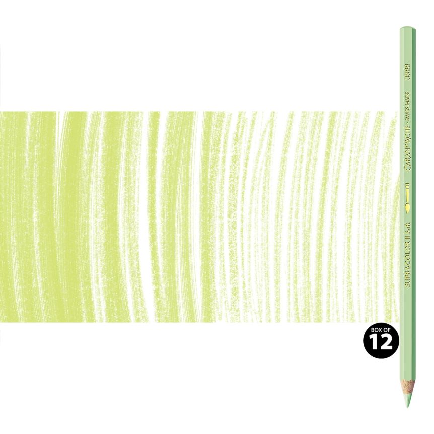 Supracolor II Watercolor Pencils Box of 12 No. 221 - Light Green