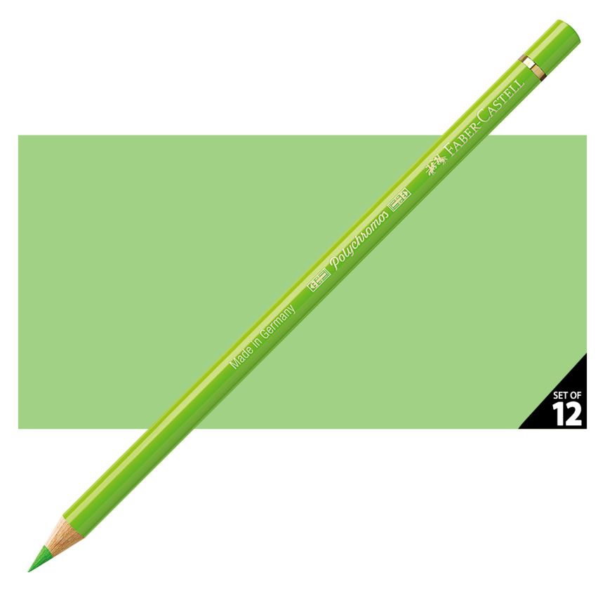 Faber-Castell Polychromos Pencil, No. 171 - Light Green (Box of 12)