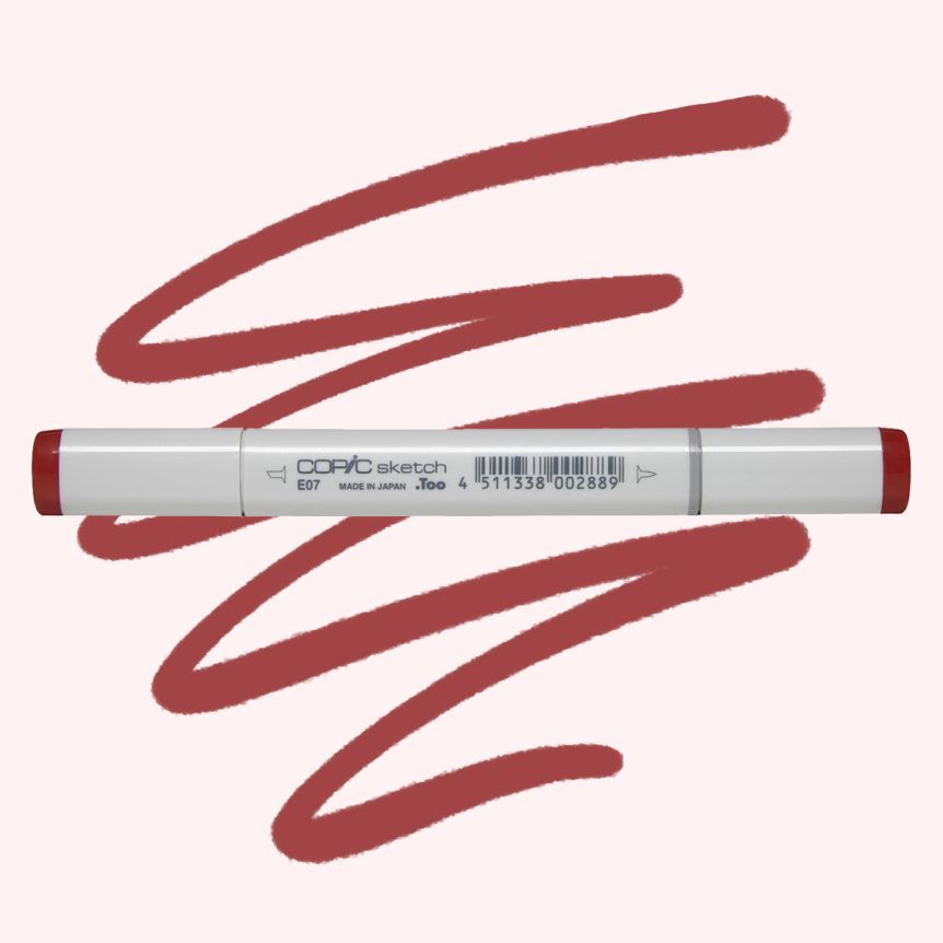 COPIC Sketch Marker E07 - Light Mahogany