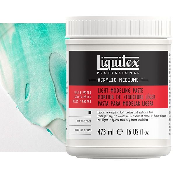 Liquitex Acrylic Gel Mediums Light Modeling Paste 16 oz