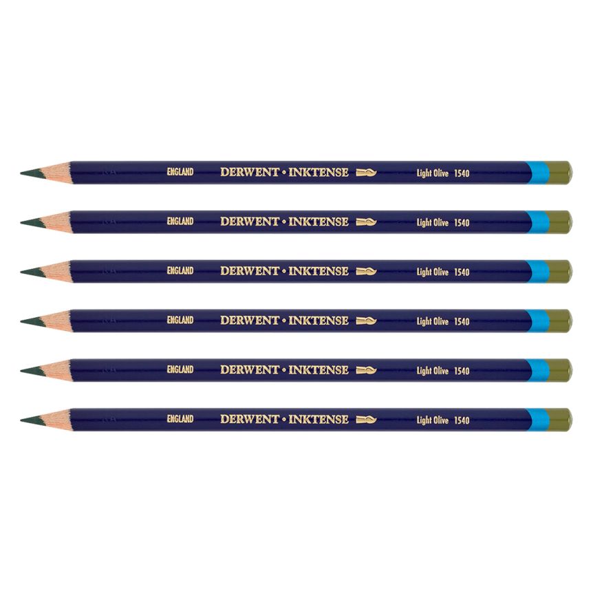 Derwent Inktense Pencil - Light Olive (Box of 6)