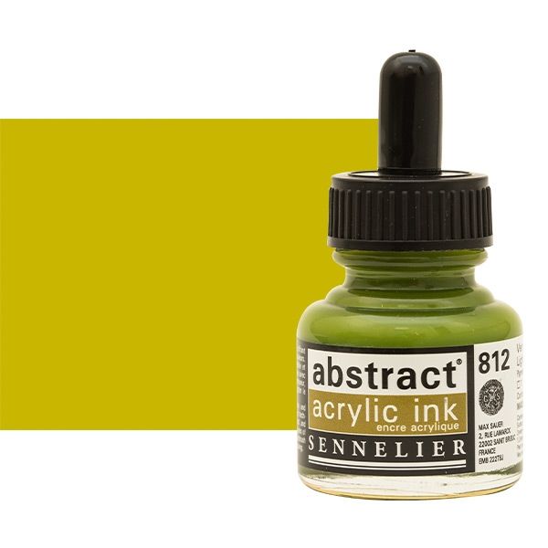 Sennelier Abstract Acrylic Ink 30ml Light Olive Green