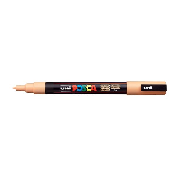 Posca Acrylic Paint Marker 0.9-1.3 mm Fine Tip Light Orange