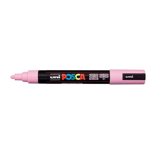 Posca Acrylic Paint Marker 1.8-2.5 mm Medium Tip Light Pink 