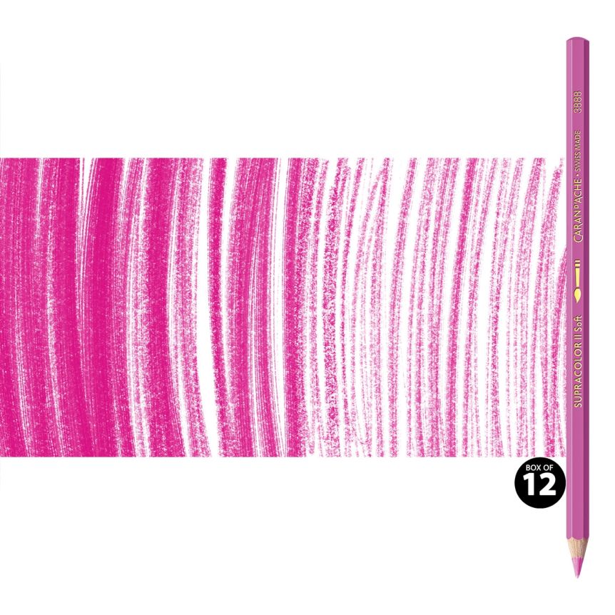 Supracolor II Watercolor Pencils Box of 12 No. 091 - Light Purple