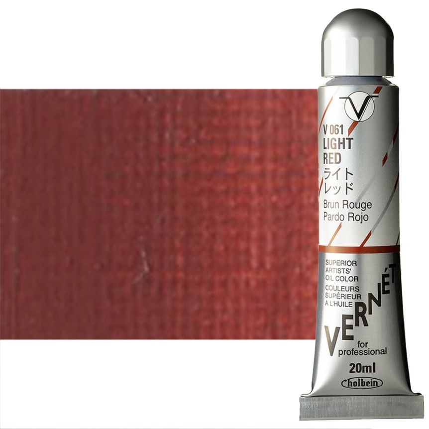 Holbein Vernét Oil Color - Light Red, 20ml Tube 