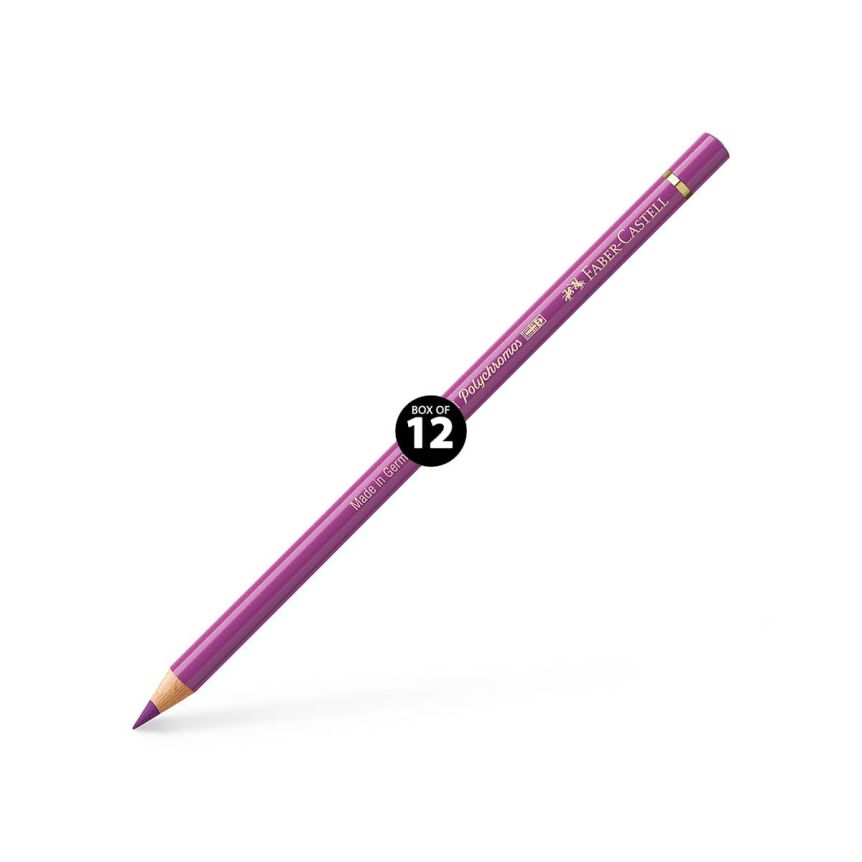 Faber-Castell Polychromos Pencil, No. 135 - Light Red Violet (Box of 12)