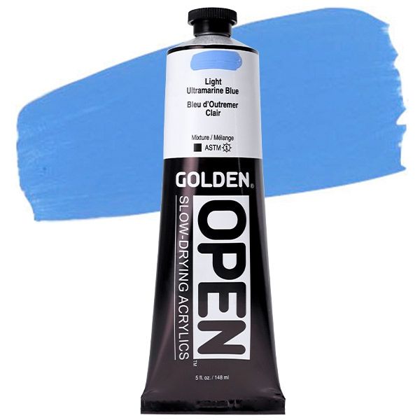 Golden OPEN Acrylic 5 oz Light Ultramarine Blue 