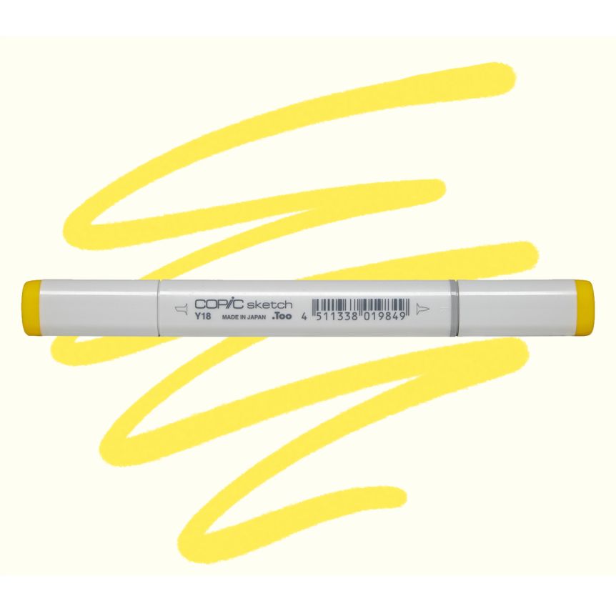 COPIC Sketch Marker Y18 - Lightning Yellow