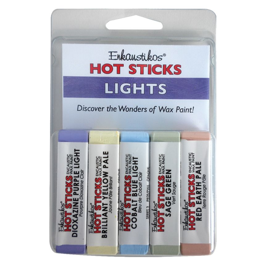 Enkaustikos Hot Sticks Light Tones Set of 5 13ml