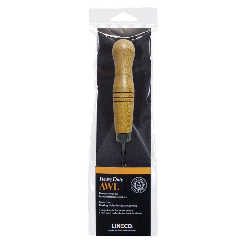 Lineco Heavy Duty AWL with Wood Handle