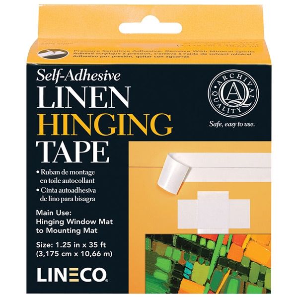 Lineco Self-Adhesive Linen Hinging Tape 1.25in X 400 in
