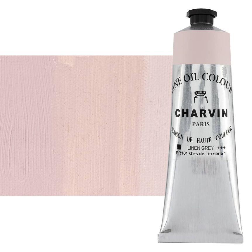 Linen Grey 150ml Tube Fine Artists Oil Paint by Charvin

