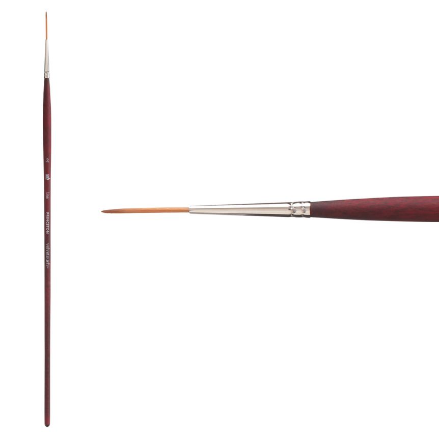 Velvetouch Synthetic Long Handle Series 3900 Brush, Liner Size #2