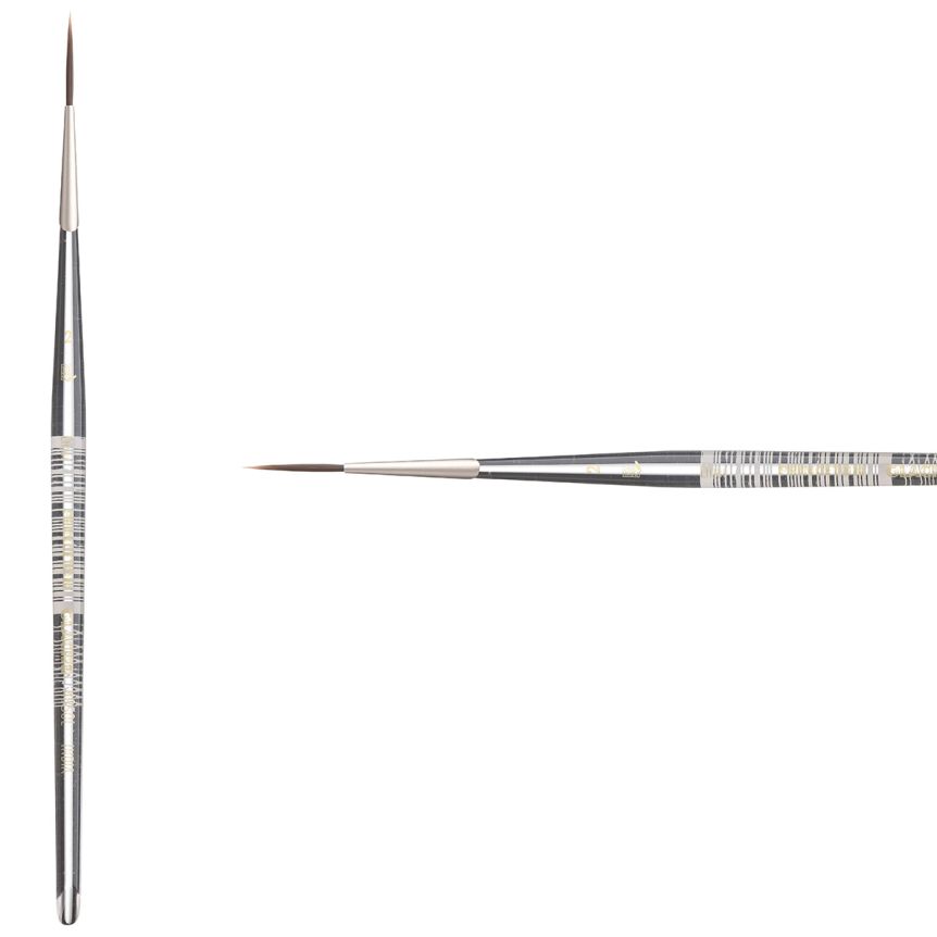 Princeton Glacier Series 4950 Synthetic Brush - Liner, Short Handle, Size 2