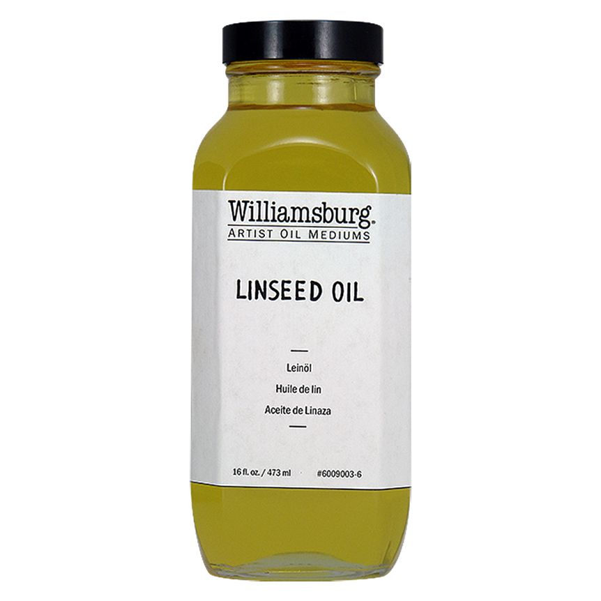 Williamsburg Linseed Oil, 16oz Bottle | Jerry's Artarama