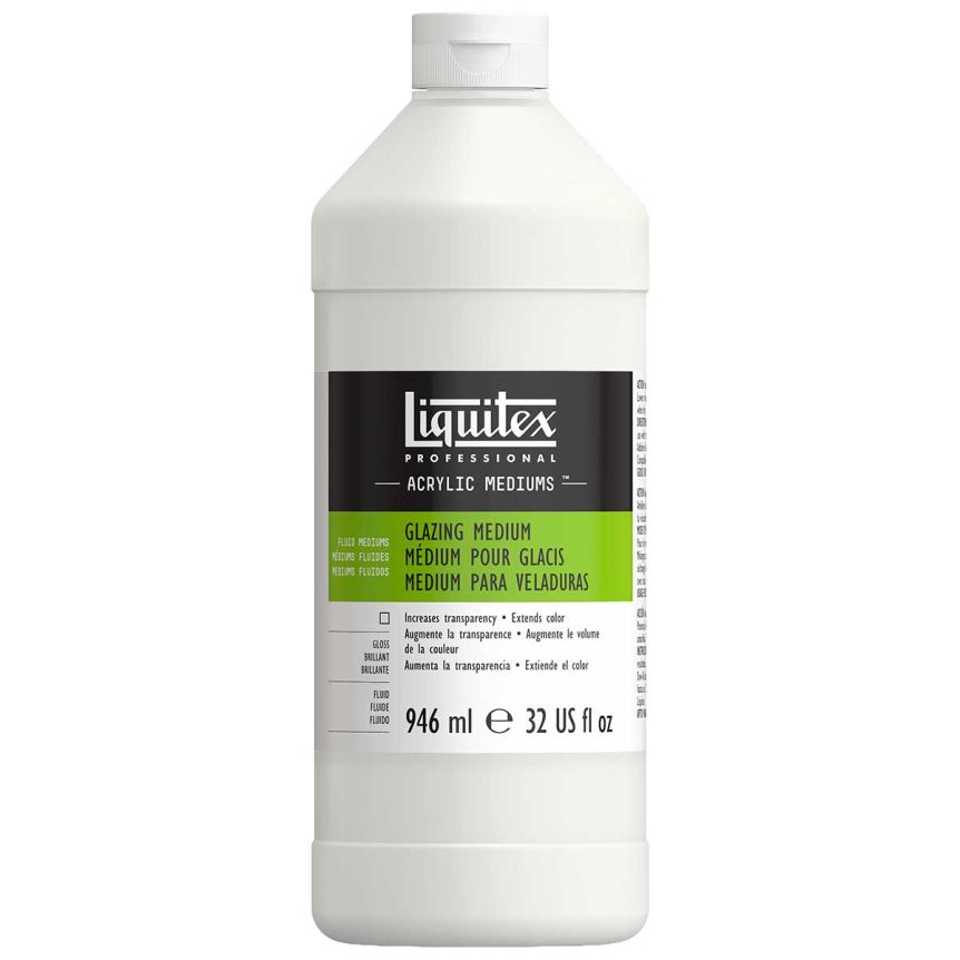 AQL濃密美リフトゲル Liquitex Acrylic Fluid Mediums - Glazing, 32oz | Jerry's Artarama