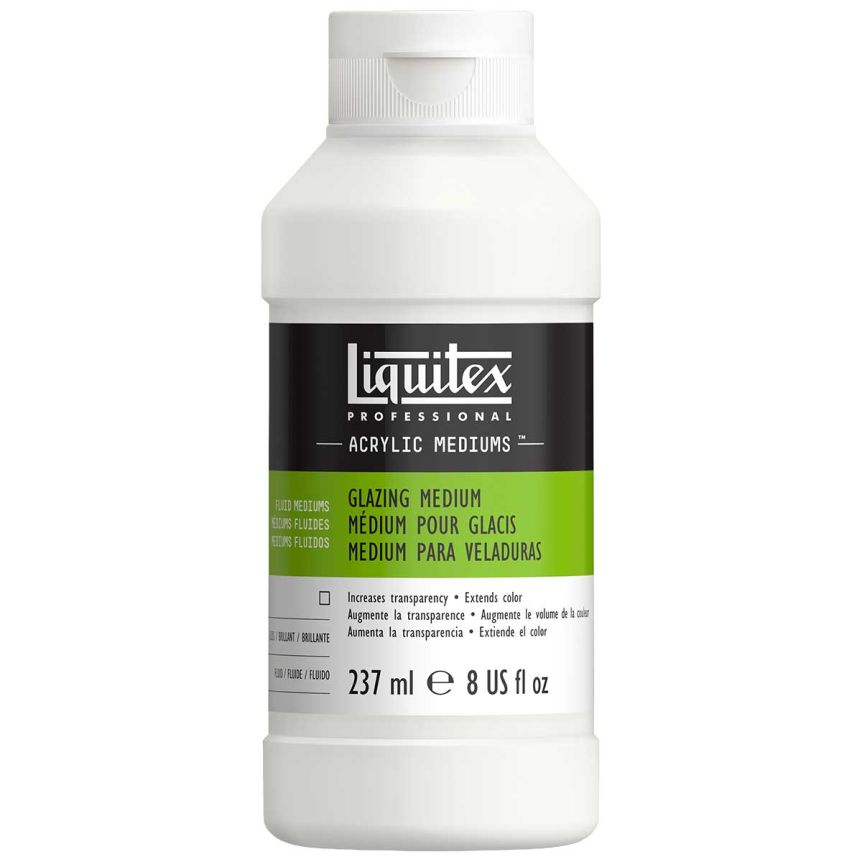 Liquitex Acrylic Fluid Mediums - Glazing, 8oz