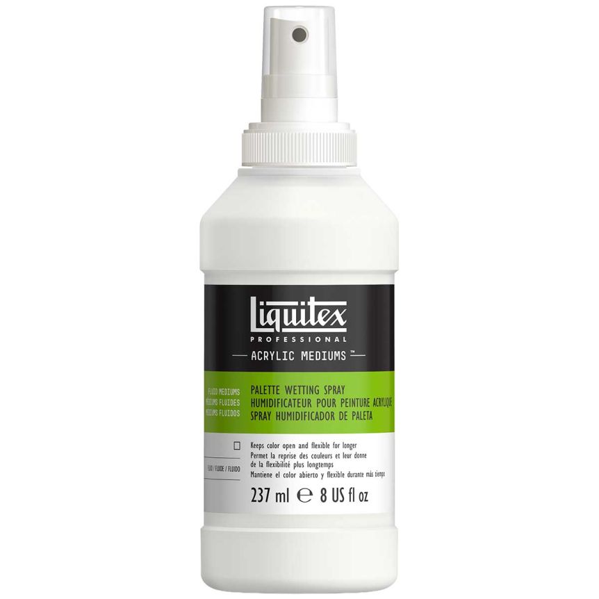 Liquitex Acrylic Fluid Mediums - Palette Wetting Spray, 8oz