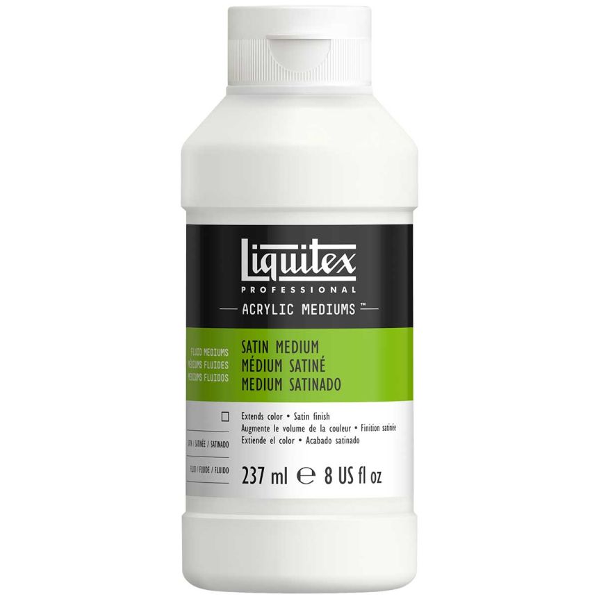 Liquitex Acrylic Fluid Mediums - Satin, 8oz