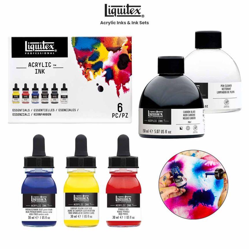 Liquitex Professional Acrylic Inks & Ink Sets | Jerry's Artarama