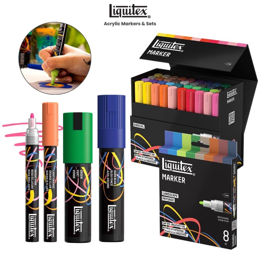 Liquitex Acrylic Markers & Sets