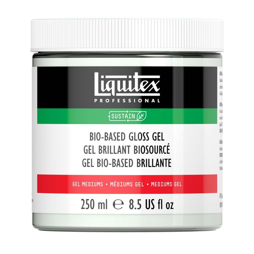 Liquitex Bio-Based Acrylic Medium, Gloss Gel 250ml Jar