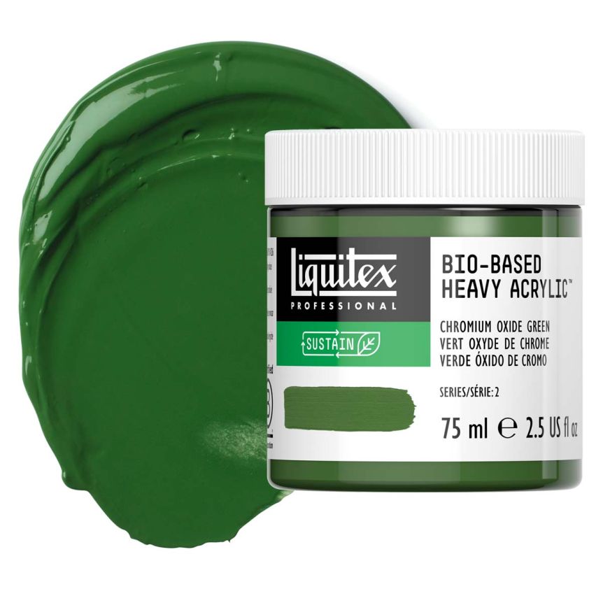 Liquitex Bio-Based Heavy Body Acrylic - Chromium Oxide Green, 75ml Jar