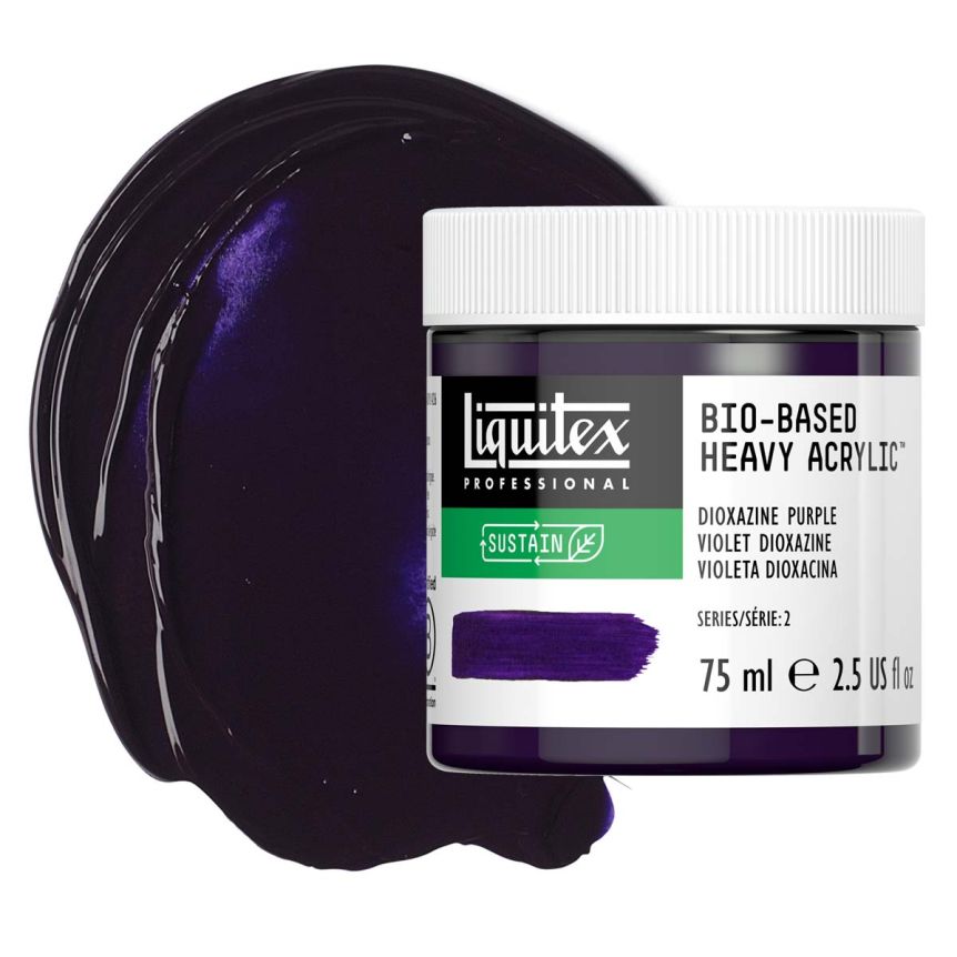 Liquitex Bio-Based Heavy Body Acrylic - Dioxazine Purple, 75ml Jar