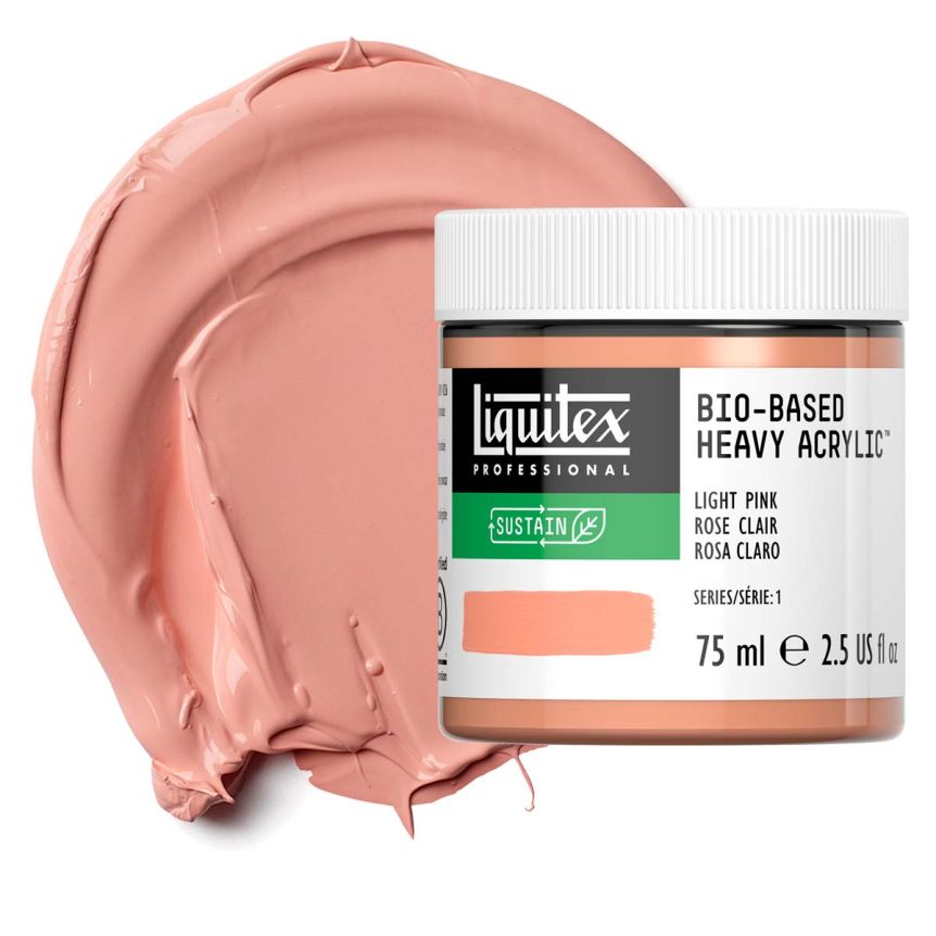 Liquitex Bio-Based Heavy Body Acrylic - Light Pink, 75ml Jar