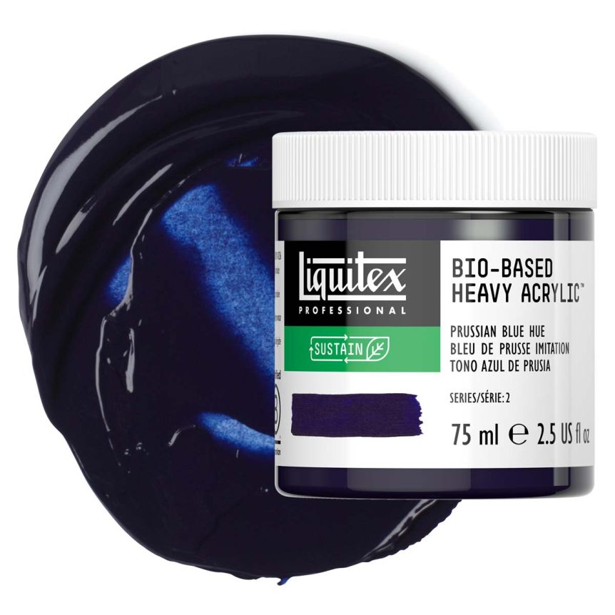 Liquitex Bio-Based Heavy Body Acrylic - Prussian Blue Hue, 75ml Jar